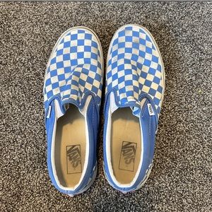 VANS BLUE CHECKARD